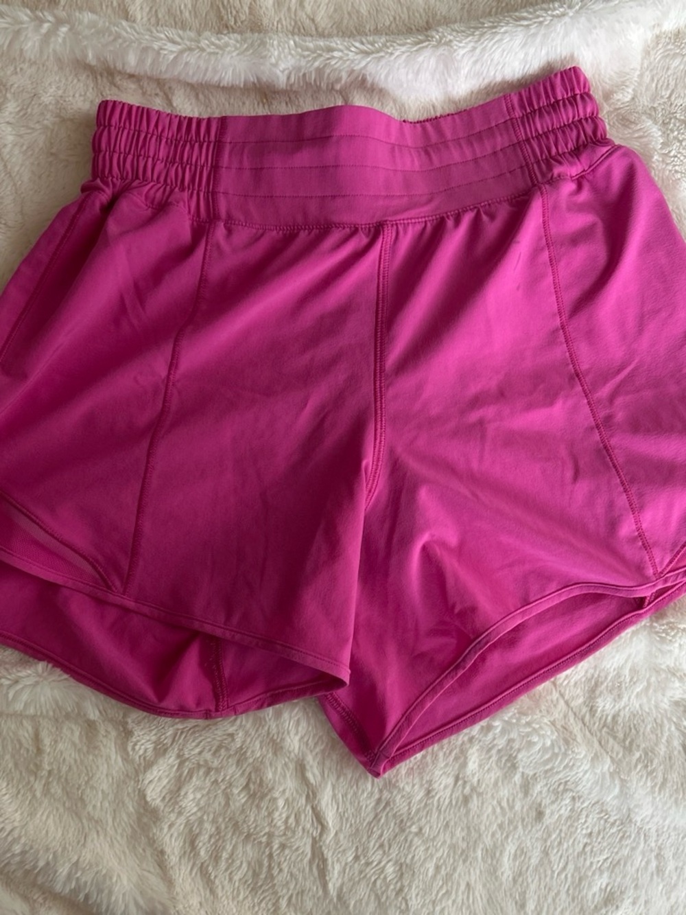 lululemon athletica Hot Pink High-Rise Athletic Shorts